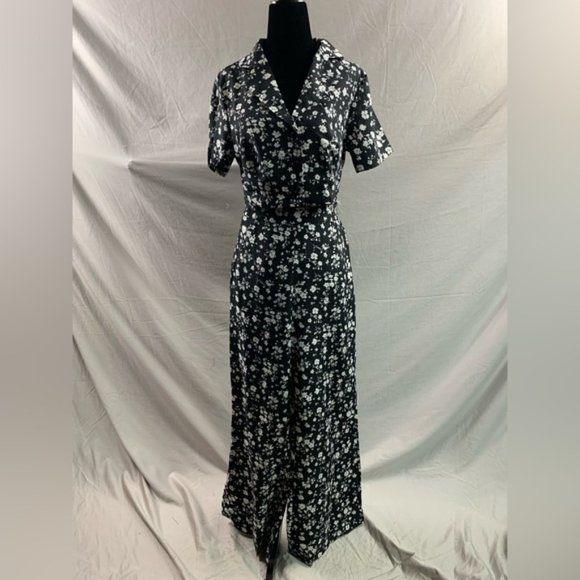 Boho Floral Crop Blouse & Wide Leg Pants - Picture 7 of 8